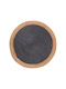 Silk Fashion 1748 Rug Round Summer from Jute Natural/dark grey