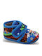 Kinderhausschuhe Stiefel Blau