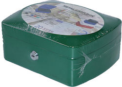 Tpster Cash Box with Lock Green 31596