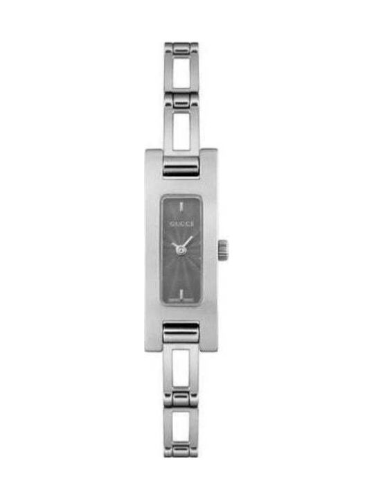 Gucci Damen Uhr mit Silber Metallarmband