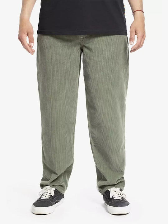 Homeboy X-tra Men's Trousers in Baggy Line Olive