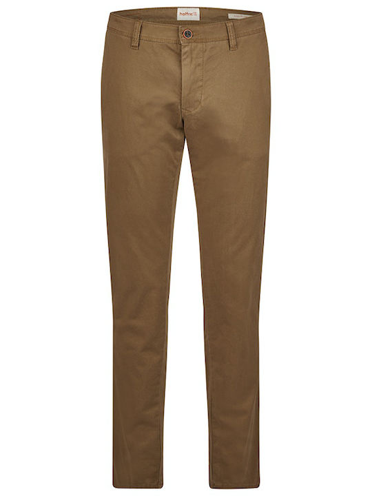 Hattric Pantaloni pentru bărbați Chino Tabac Brown