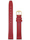 Tzevelion Leather Strap Burgundy 14mm