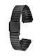 Casio Metallic Bracelet Black 18mm