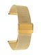 Metallic-Armband Gold 14mm