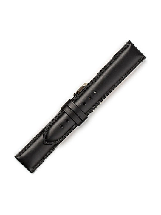 KOSTELO Leather Strap Black 16mm