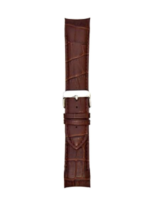 Mertzios.gr Leather Strap Brown