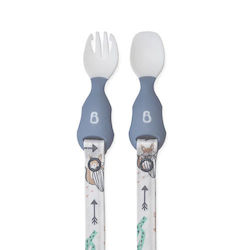 BIBaDO Baby Set with Fork made of Plastic for 6+ months