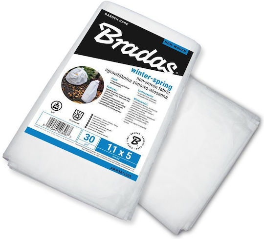 Bradas 16-30-203 Покритие За Антифриз Плат 5x1.6м Бял