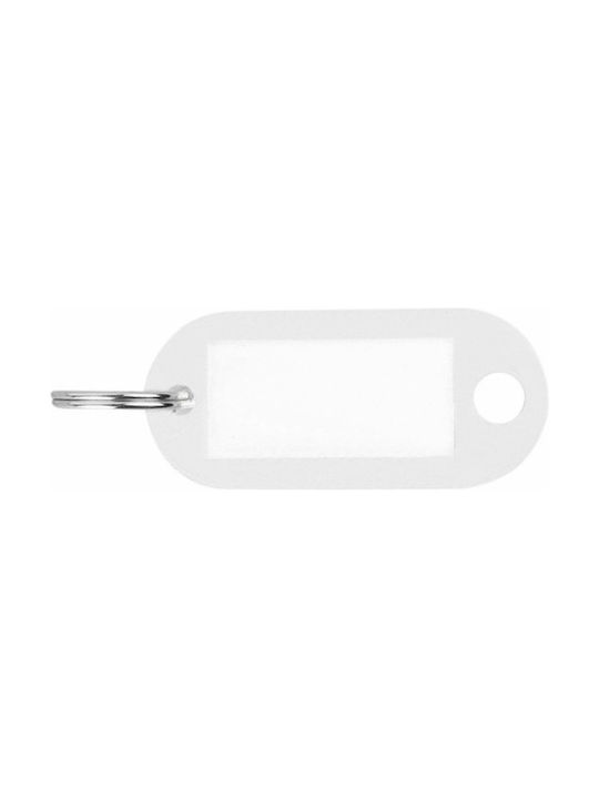 Donges Set Keychain Tags White 100pcs