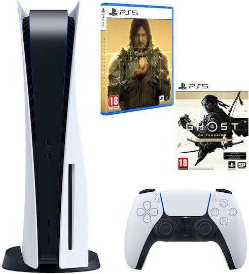Sony PlayStation 5 & Death Standing Director's Cut & Ghost of Tsushima Director’s Cut Edition