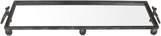 InTheBox Metallic Rectangular Decorative Tray Lorry with Mirror 120x31x5cm 2pcs