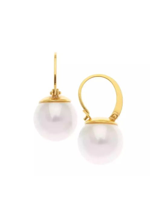 Arteon Single Earring Dangling made of Silver with Pearls