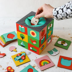 Petit Collage Baby-Spielzeug Παιχνίδι Αντιστοίχησης Με Αφή