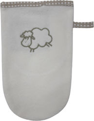 Sensillo Baby-Badehandschuh Beige 1Stück