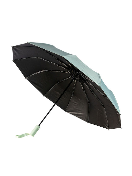 Rezistent la vânt Umbrelă de ploaie Compact Light Blue