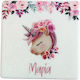 Christening Favor with Coaster Unicorn