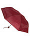 Rain Winddicht Regenschirm Kompakt Burgundisch