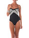 Strapless Ολόσωμο Μαγιό Μαύρο
