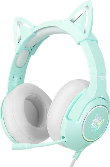 Onikuma K9 Over Ear Gaming Headset with Connection USB Green