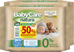 BabyCare Baby Wipes 2x20pcs