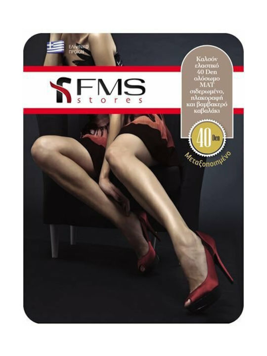 FMS Women's Pantyhose 40 Den Black