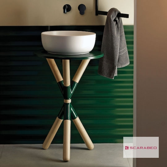 Scarabeo Cross Waschtisch ohne Waschbecken L52xB52xH76cm 900 Musk