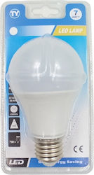 Λάμπα LED 7W E27 Ψυχρό Λευκό