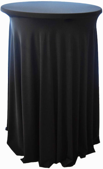 Decocraft Față de masă Spandex Negru 70x120cm