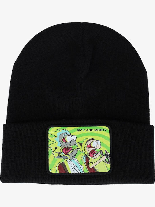 Beanie Unisex Beanie Knitted in Black color