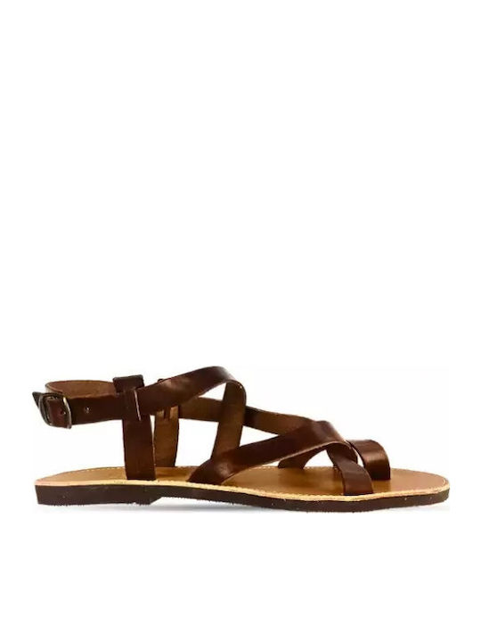 Herrensandalen in Braun Farbe