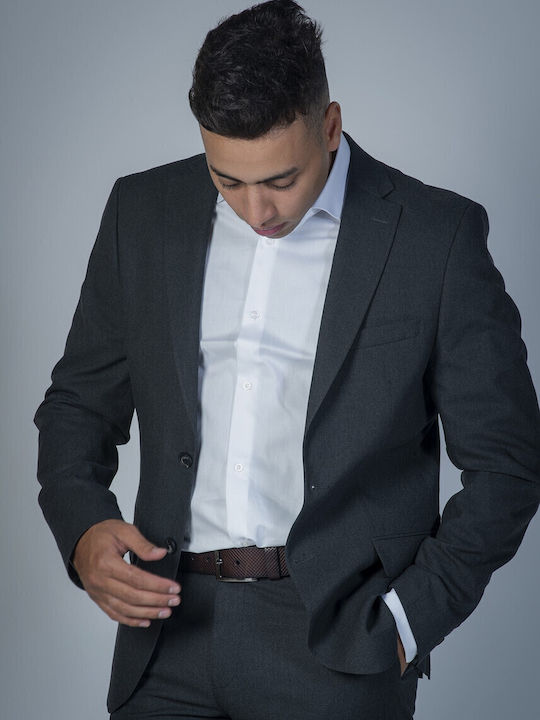 Men's Winter Suit Jacket Anthracite