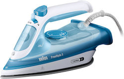 Braun Steam Iron 2400W with Ceramic Plate and Continuous Steam Supply 45g/min