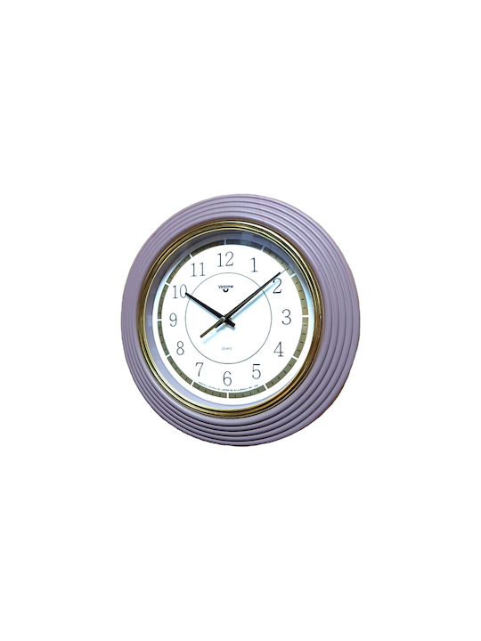 Virtime Wall Clock Purple