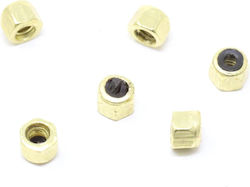Skull FIngerboards Skull Lock Nuts Brass