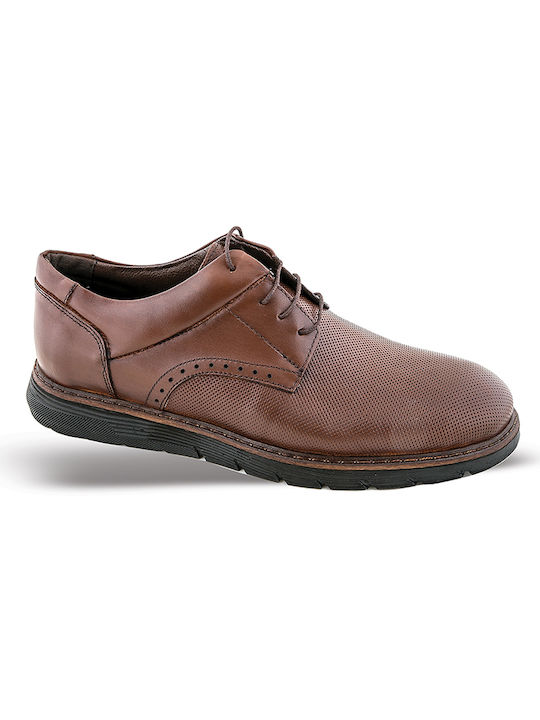 Cockers Men's Leather Oxfords Brown