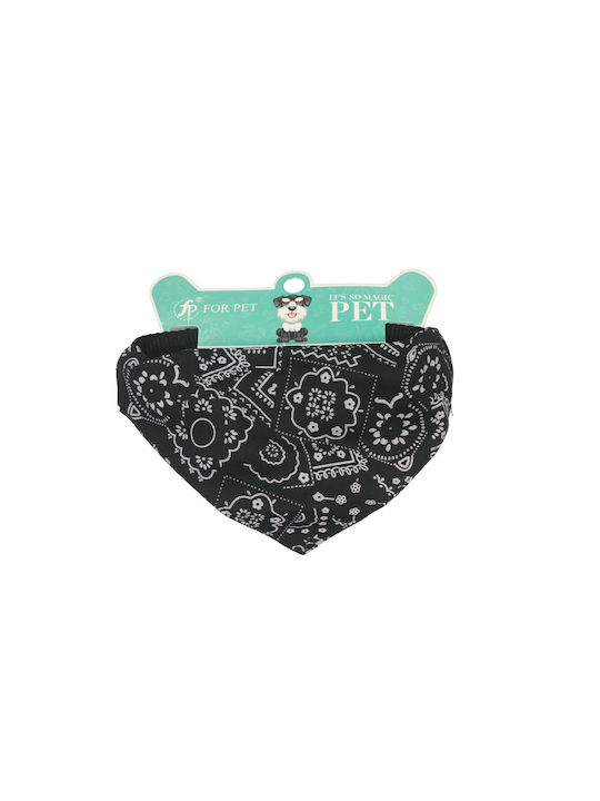 Dog Bandana in Black Color