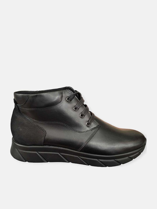 Nicestep 203 Μποτάκια Casual Μαύρα