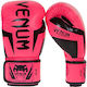 Venum Elite Leather Boxing Competition Gloves Pink