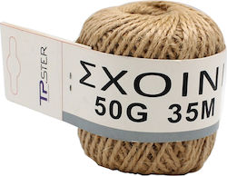 Tpster Schnürsenkel Jute Braun 1.5mm x 35m