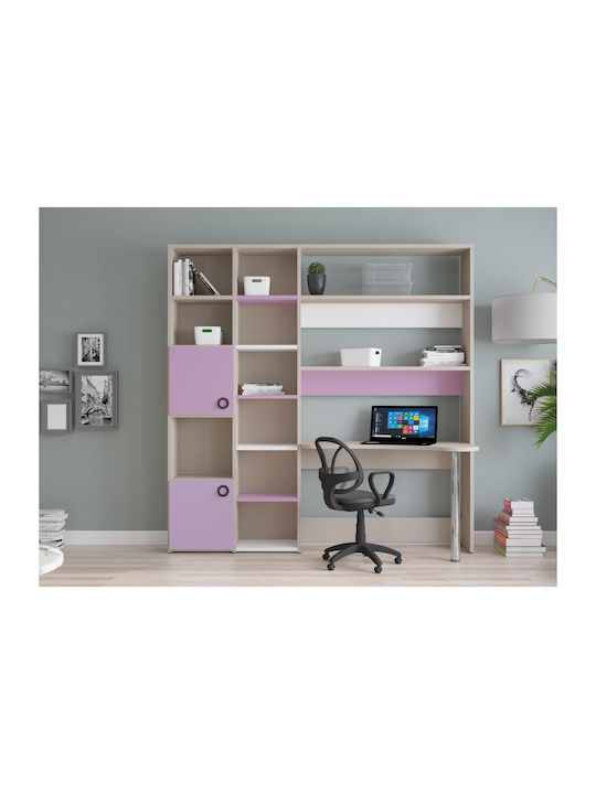 Birou pentru copii Roz 213x33x195cm Birou pentru copii Roz 213x33x195cm