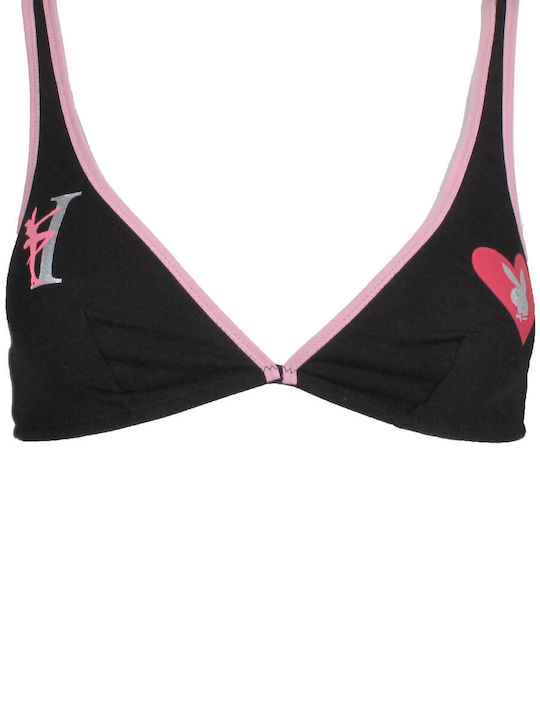 Playboy Bralette Schwarzes Bralette