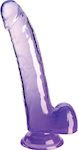 Pipedream Realistic Dildo with Scrotum & Suction Cup Purple 20.3cm