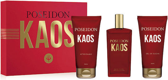 Poseidon Ανδρικό Σετ με Eau de Toilette 3τμχ