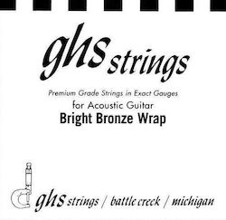 GHS Strings Single Bronze String for Acoustic Guitar Ghs BB46