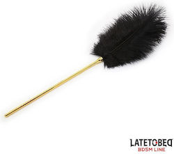 LateToBed Kitzelfeder in Schwarz Farbe