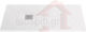 Sanitec Square Acrylic Shower White Flat 80x80x3cm