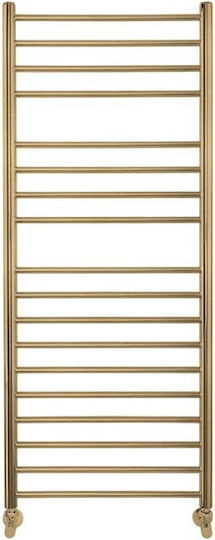 Thermo Bellavia Towel Rail Bathroom 1200x500 Brown