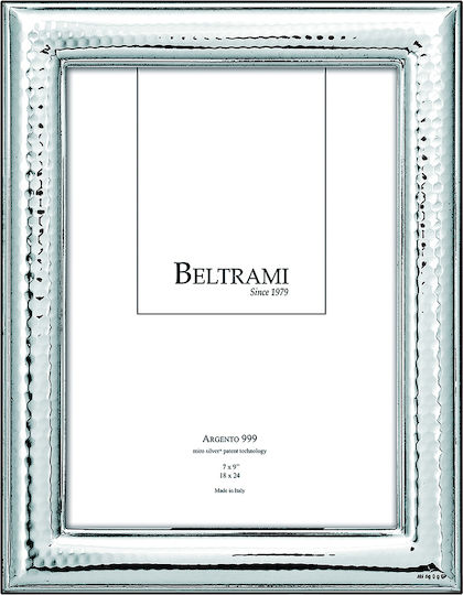 Beltrami Fotorahmen Silber mit Silbernem Rahmen