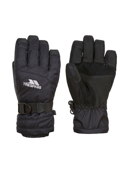 Trespass Knitted Kids Gloves Black